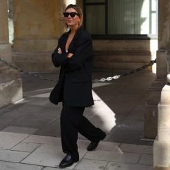 COPENHAGEN STUDIOS Vitello Black Chunky Loafers