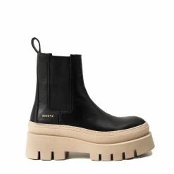 COPENHAGEN STUDIOS Vitello Black Nature Chelsea Boots NEW IN