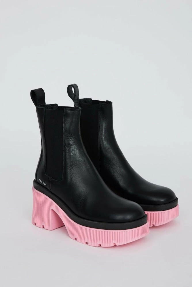 COPENHAGEN STUDIOS Vitello Black Rose Ankle Boots SHOES 3 COPENHAGEN STUDIOS Vitello Black Rose Ankle Boots SHOES
