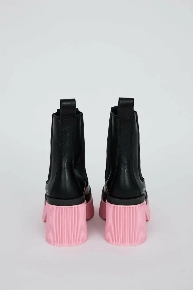 COPENHAGEN STUDIOS Vitello Black Rose Ankle Boots SHOES 5 COPENHAGEN STUDIOS Vitello Black Rose Ankle Boots SHOES