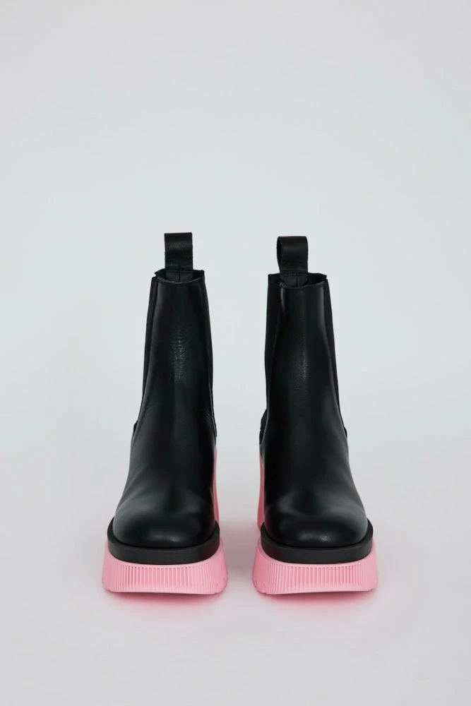 COPENHAGEN STUDIOS Vitello Black Rose Ankle Boots SHOES 4 COPENHAGEN STUDIOS Vitello Black Rose Ankle Boots SHOES