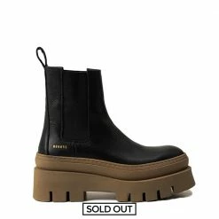 COPENHAGEN STUDIOS SHOES Vitello Black Stone Chelsea Boots