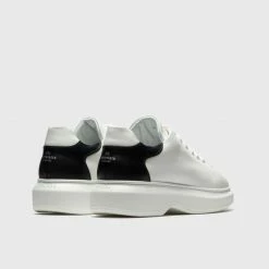 COPENHAGEN STUDIOS Vitello White Black Chunky Sneakers