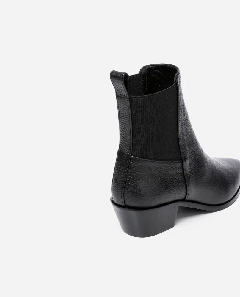 FLATTERED Willow Leather Black Boots SHOES 4 FLATTERED Willow Leather Black Boots SHOES