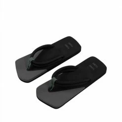 YUME YUME Xigy Asphalt Black Flip Flops