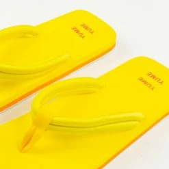 YUME YUME Xigy Cyber Yellow Flip Flops SHOES