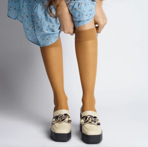 AKAADA Yo Off White Chunky Loafers NEW IN