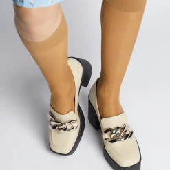 AKAADA Yo Off White Chunky Loafers NEW IN