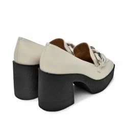 AKAADA Yo Off White Chunky Loafers NEW IN
