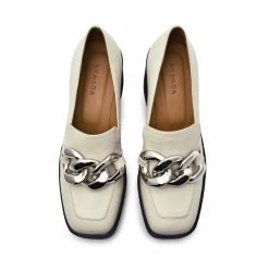 AKAADA Yo Off White Chunky Loafers NEW IN