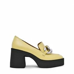 AKAADA Yo Pastel Yellow Chunky Loafers