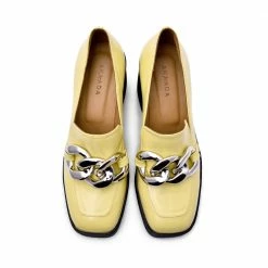AKAADA Yo Pastel Yellow Chunky Loafers