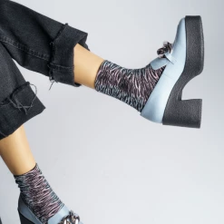 AKAADA Yo Sky Blue Chunky Loafers NEW IN 16 AKAADA Yo Sky Blue Chunky Loafers NEW IN