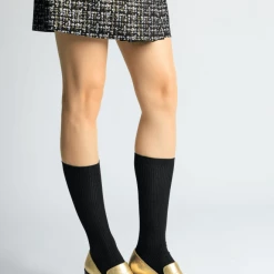 AKAADA Yoko Gold Patent Leather Chunky Loafers NEW IN