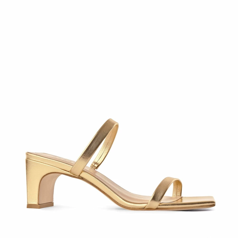 AKAADA Yuki Gold Metallic Leather Sandals 1 AKAADA Yuki Gold Metallic Leather Sandals