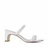 AKAADA Yuki White Patent Leather Sandals
